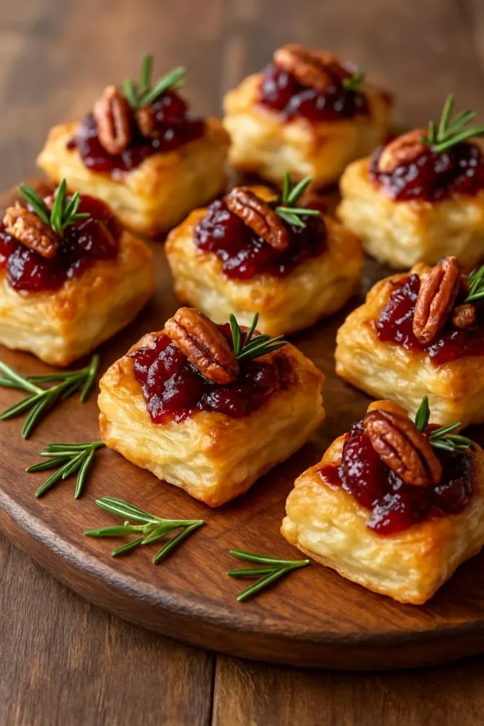 Baked Cranberry Brie Bites