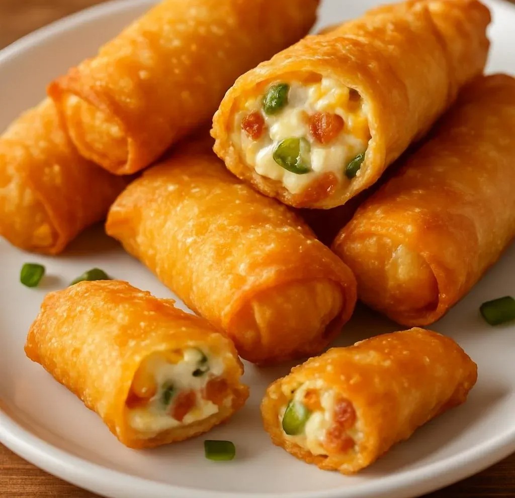 Mini Jalapeño Popper Egg Rolls