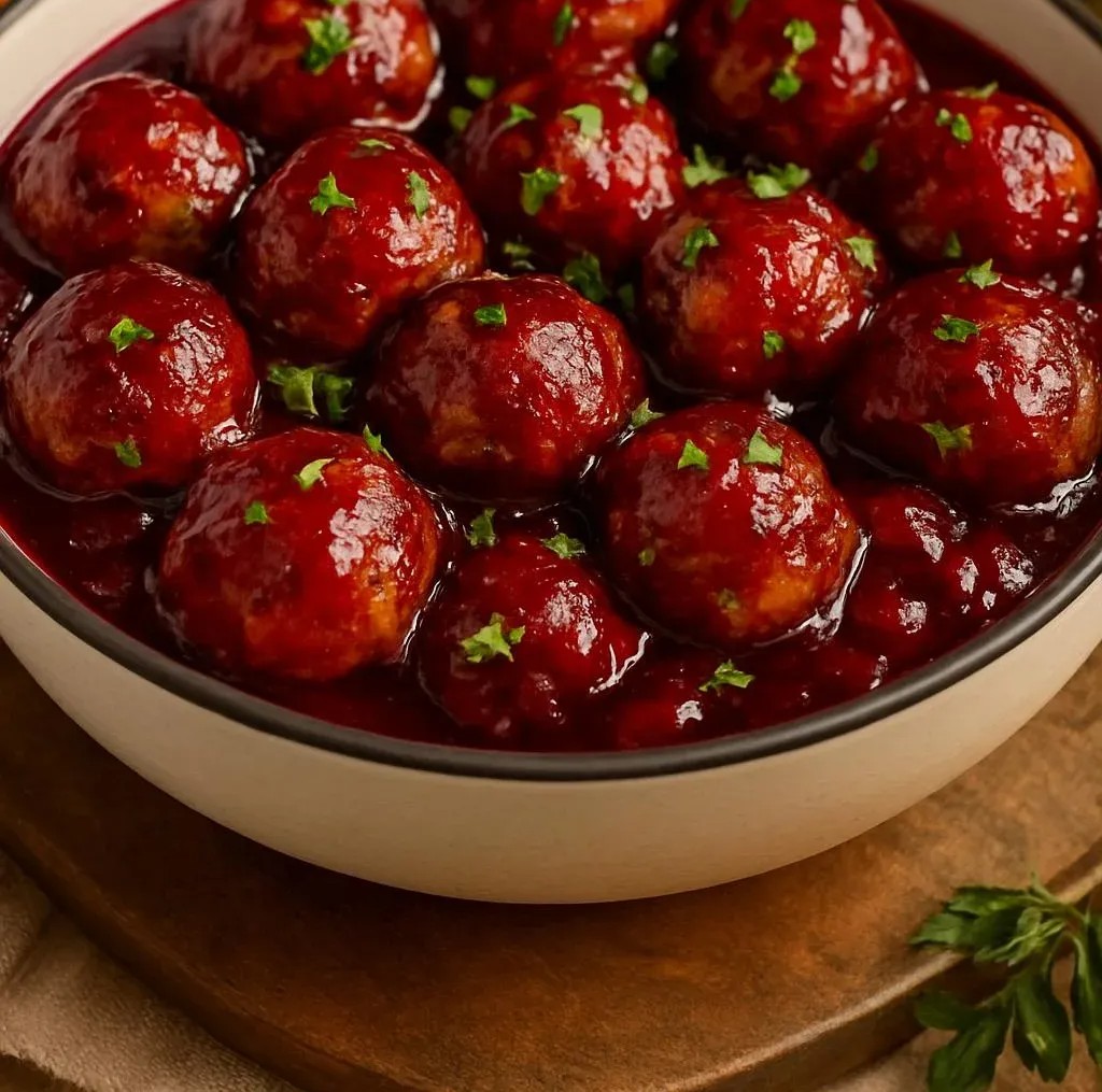 Christmas Cranberry Meatballs