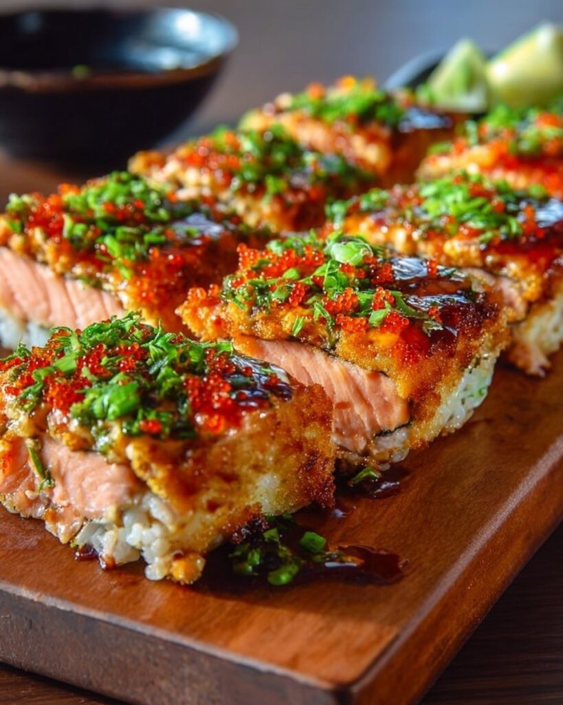 Spicy Salmon Sushi Bake Recipe