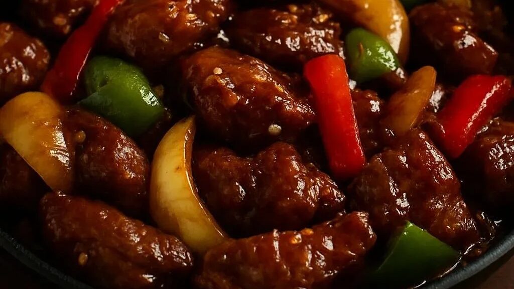 Sizzling Chinese Pepper Steak with Onions