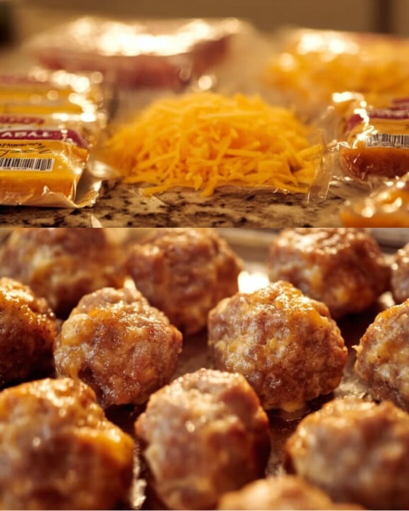 Party Favorite Cream Cheese Sausage Balls