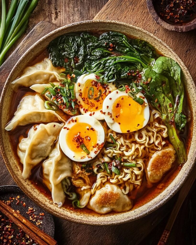 Dumpling Ramen Bowl Recipe