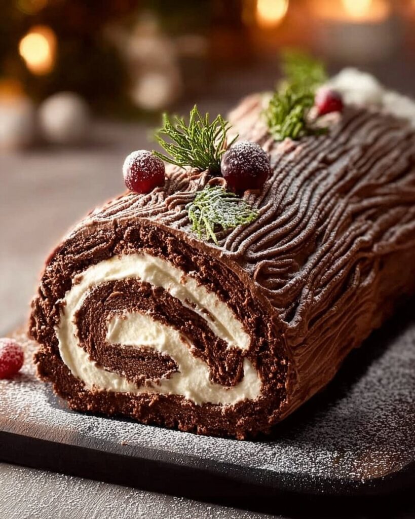 Best Cake Mix Yule Log