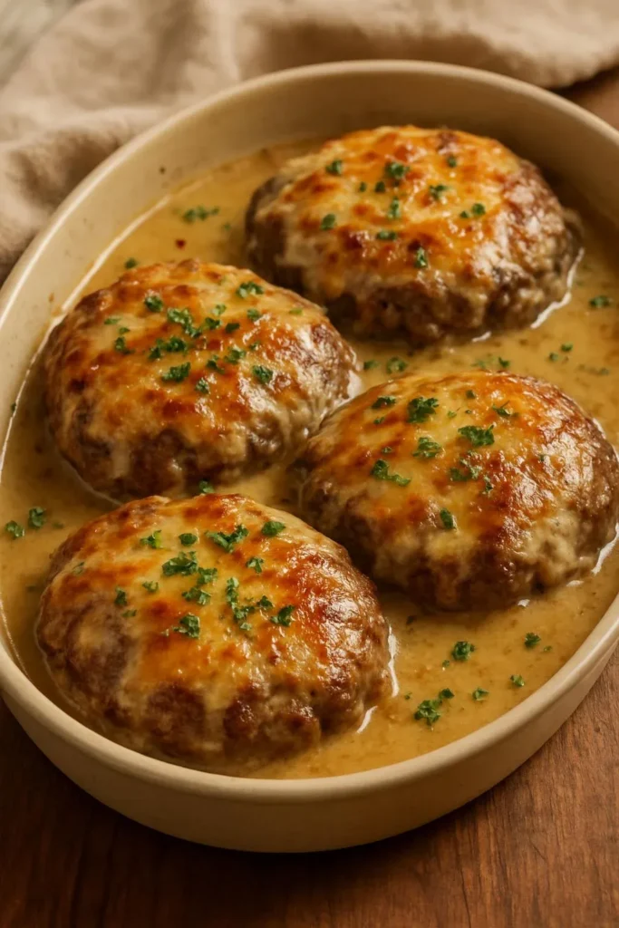 Amish Hamburger Steak Bake