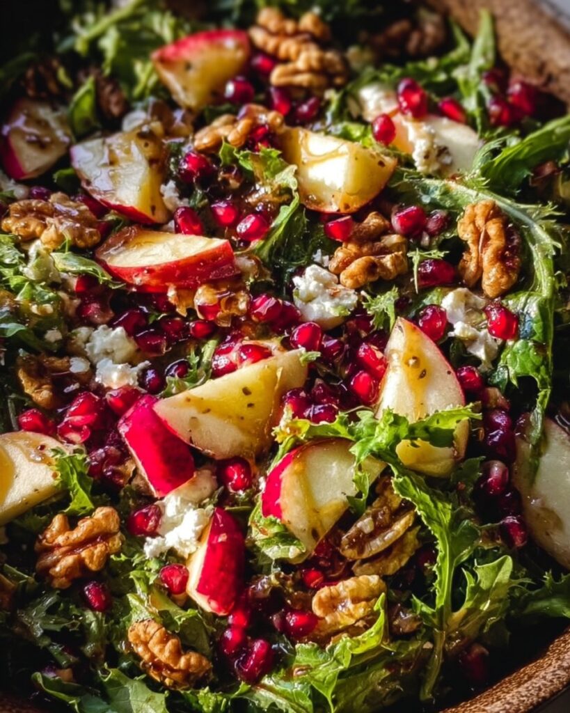 Christmas Salad with Honey Mustard Dressing