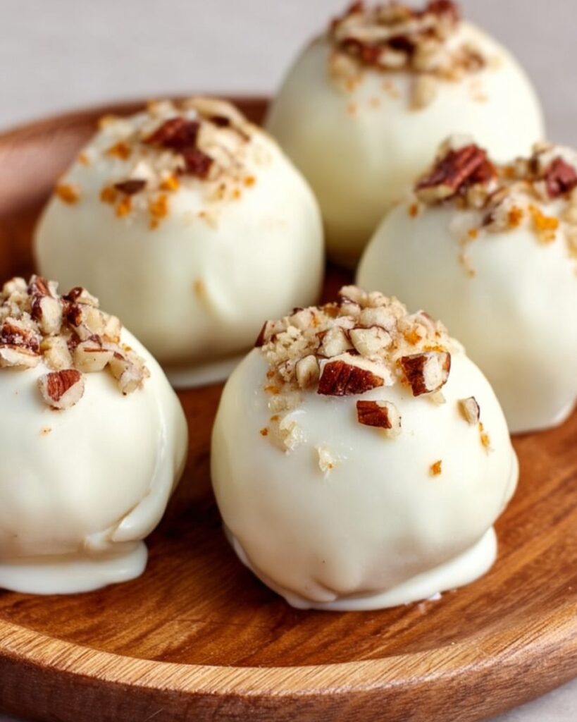 Carrot Cake Ball Truffles