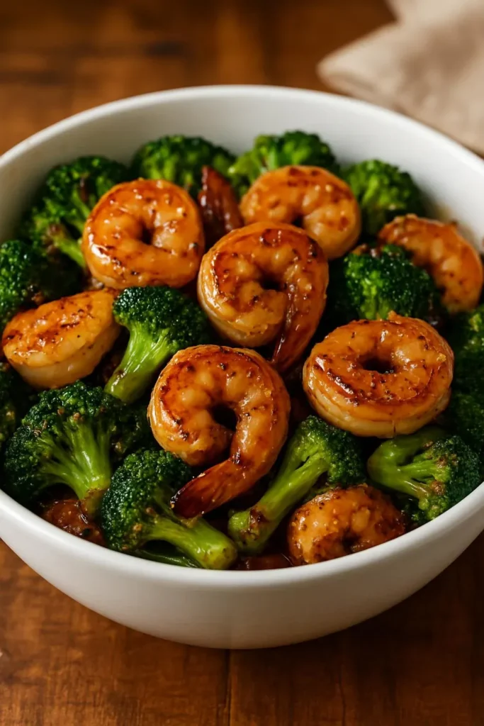 High-Protein Honey Garlic Shrimp