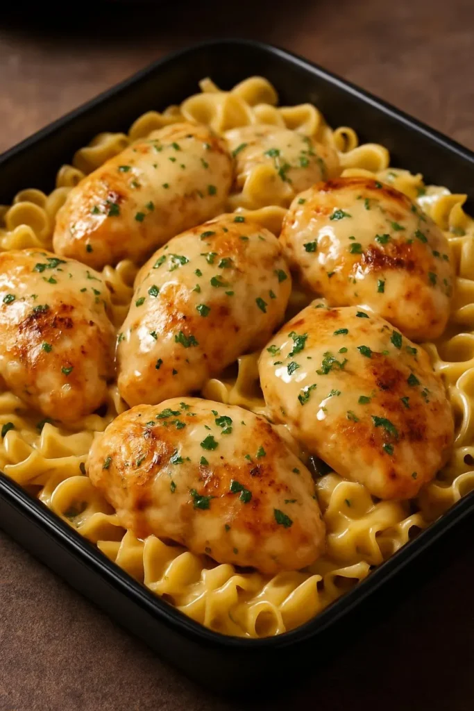 One-Pan Chicken with Buttered Noodles