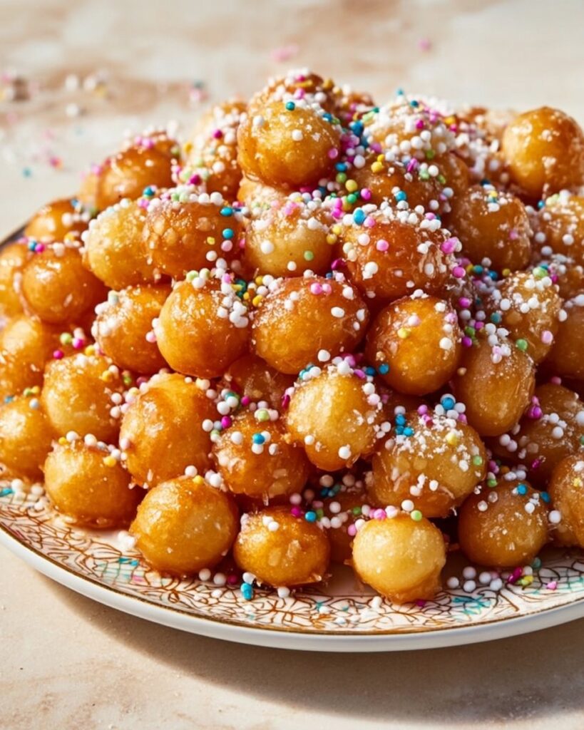 Classic Struffoli: Sweet Italian Honey Balls Recipe