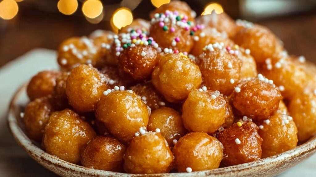 Classic Struffoli: Sweet Italian Honey Balls Recipe