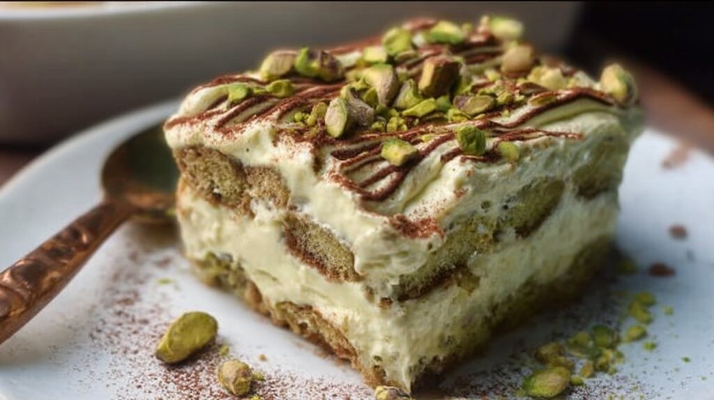 Pistachio Tiramisu: Creamy Nutty Italian Dessert Recipe