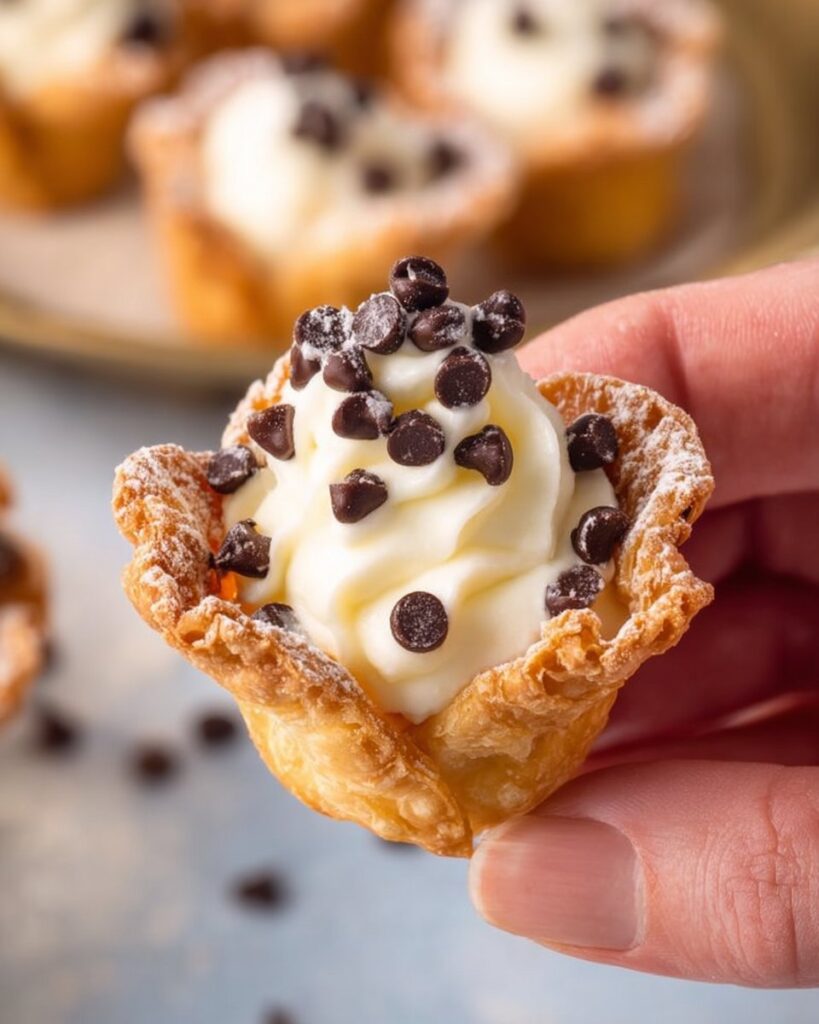 Mini Cannoli Cups: Easy Creamy Italian Dessert Recipe