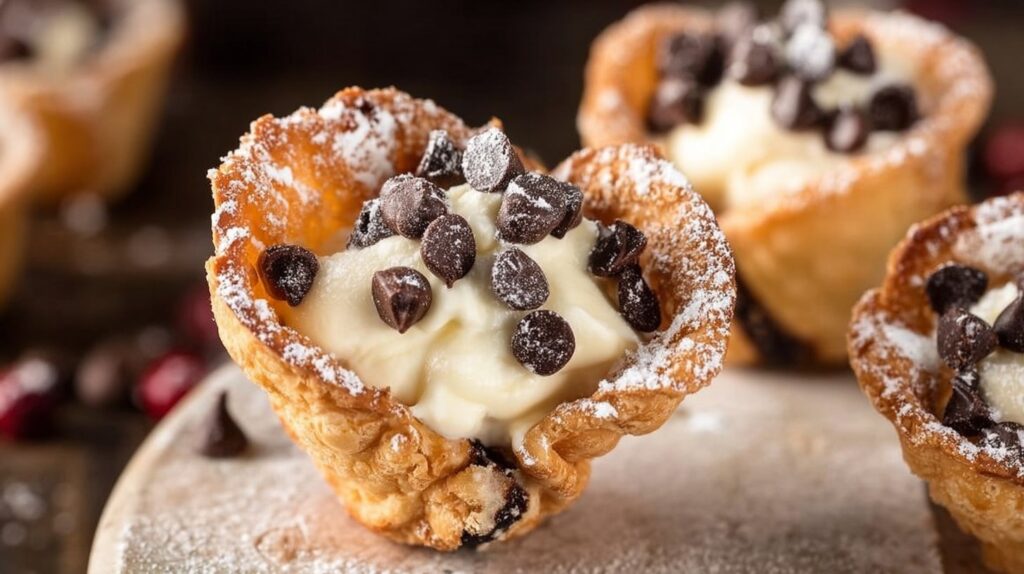 Mini Cannoli Cups: Easy Creamy Italian Dessert Recipe