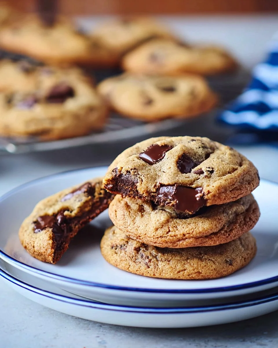 Malted Double Chocolate Chip Cookies