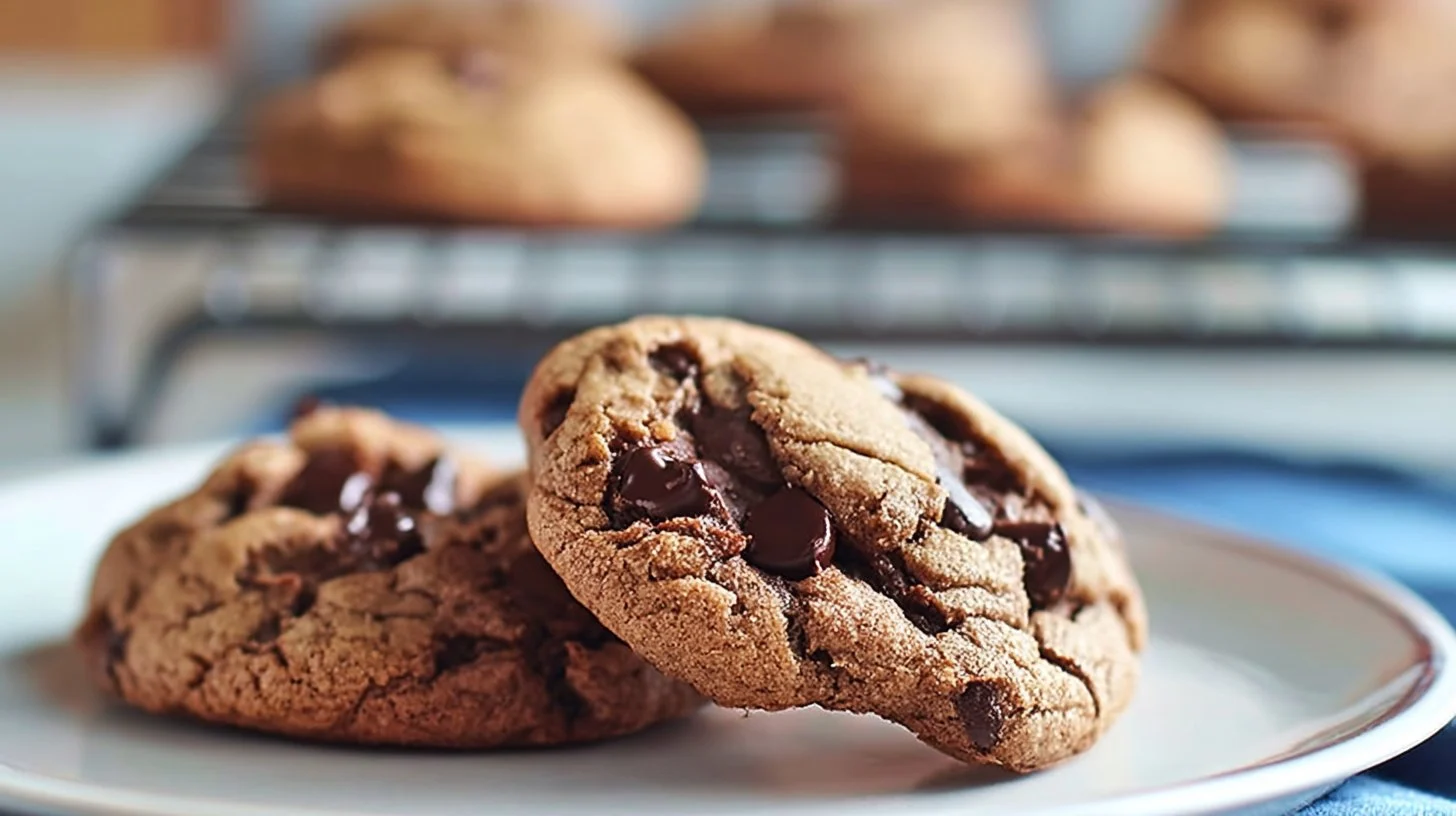 Malted Double Chocolate Chip Cookies