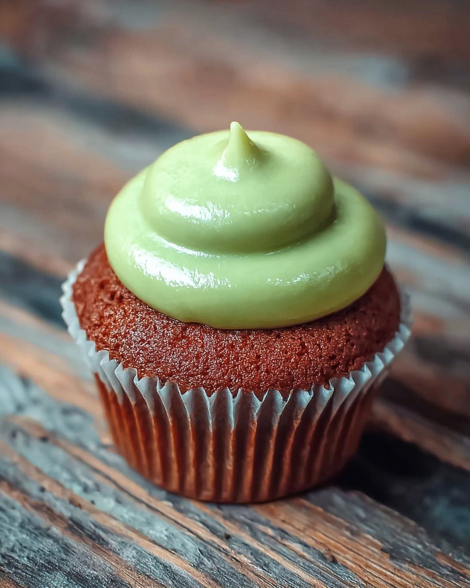 Milk Chocolate Cupcakes With Avocado Buttercream
