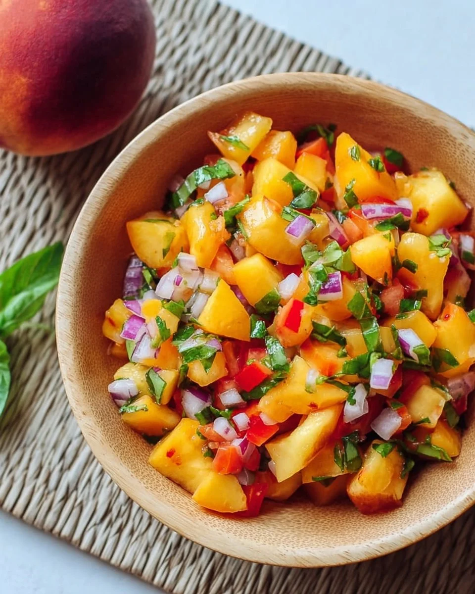 Nectarine Basil Salsa