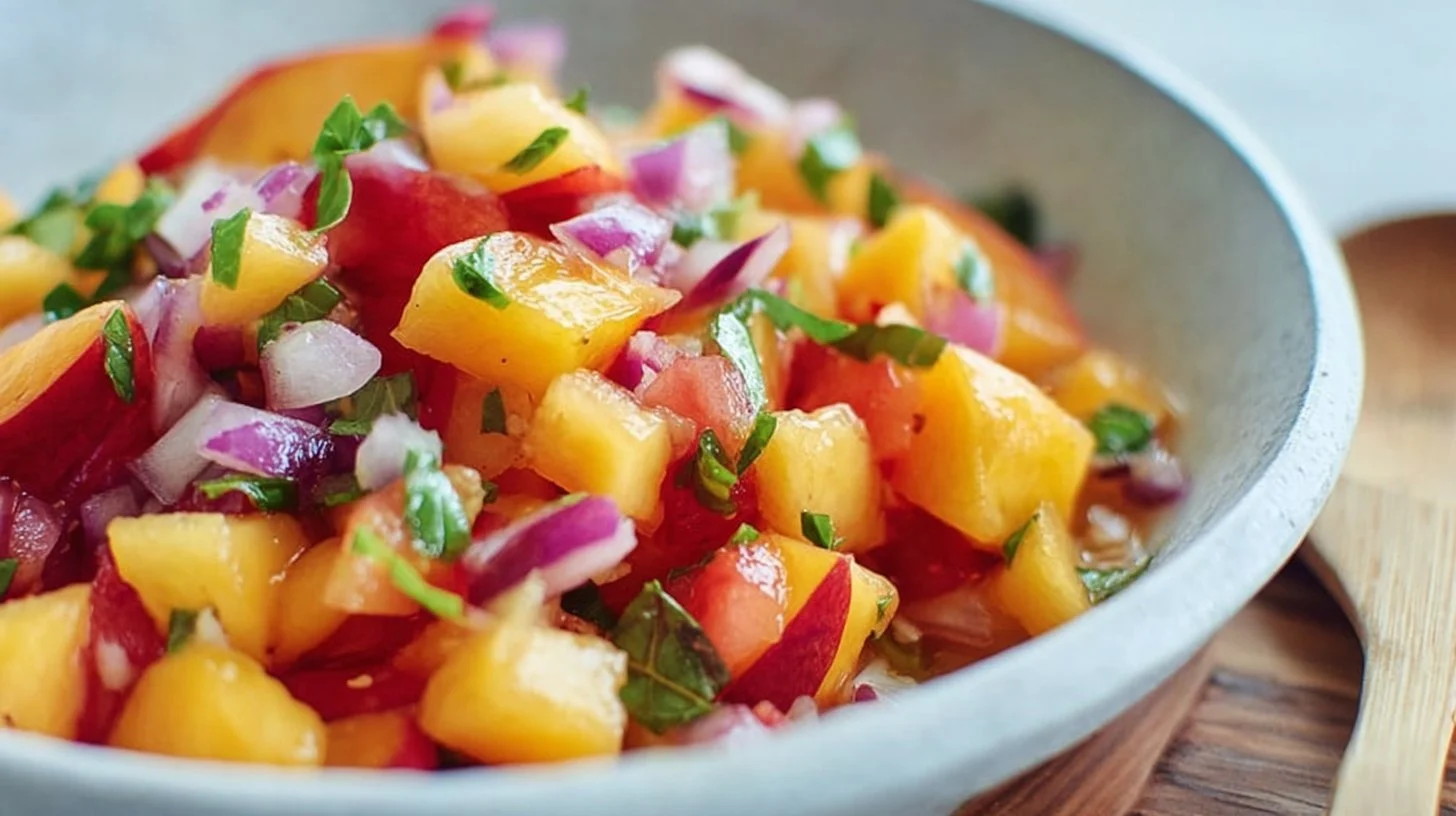 Nectarine Basil Salsa