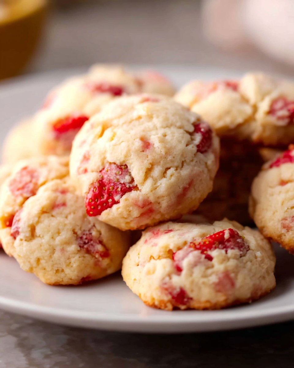 Orangeberry Shortcake Cookies