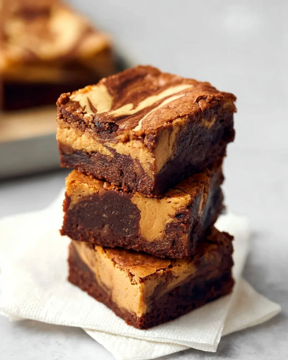 Peanut Butter Cheesecake Brownies