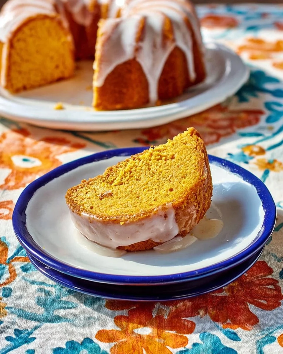 Pumpkin Bundt Cake with Cinnamon Glaze