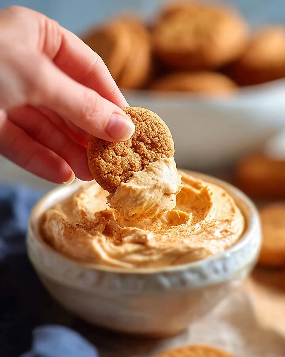 Pumpkin Dip For Gingersnaps