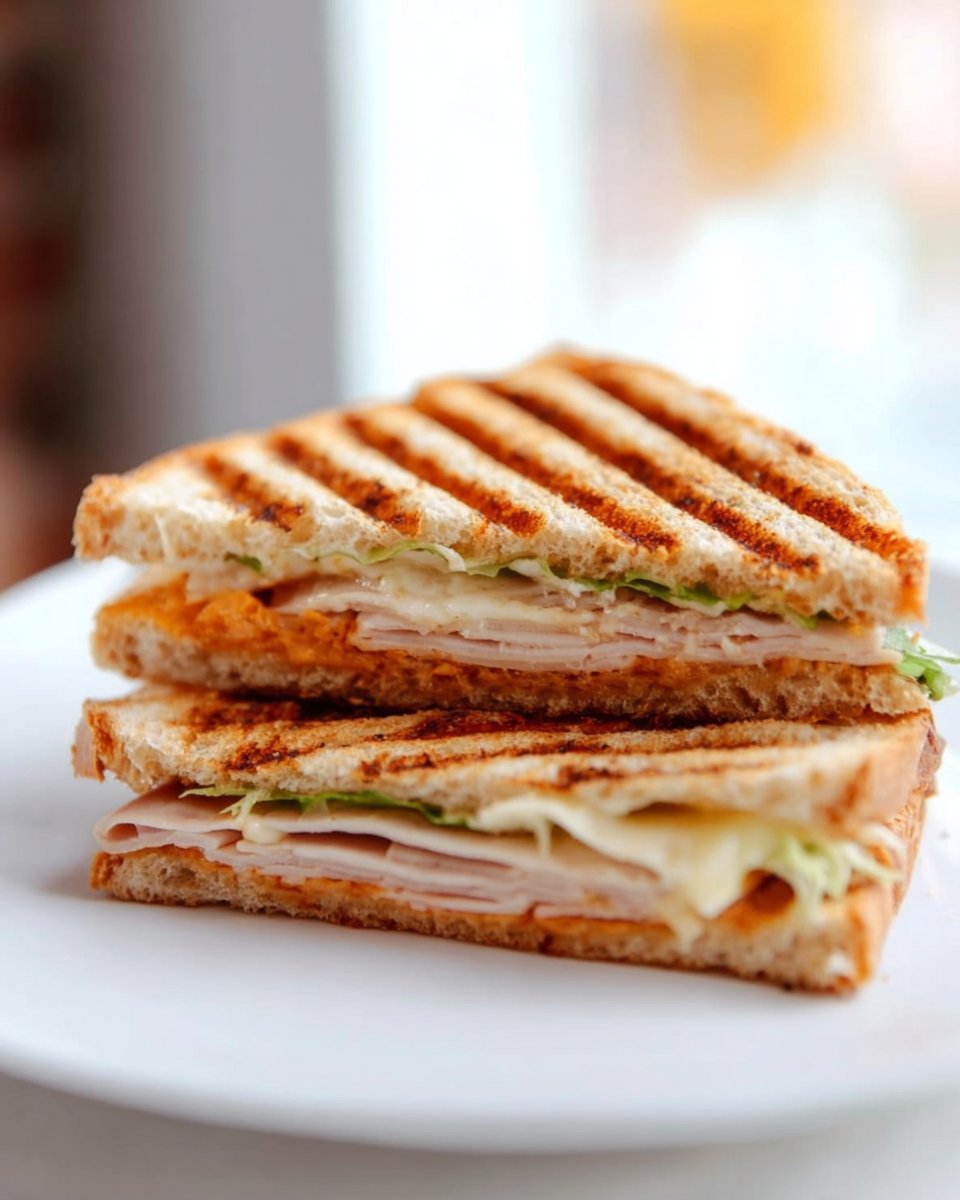 Red Pepper And Artichoke Panini