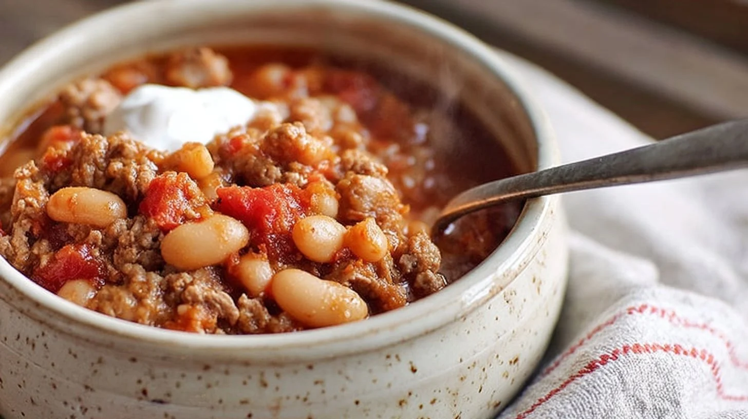 Smoky White Bean Chili With Pork