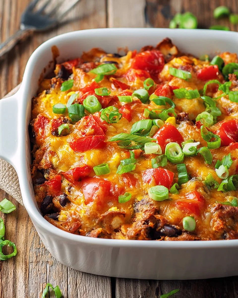 Southwest Black Bean Casserole