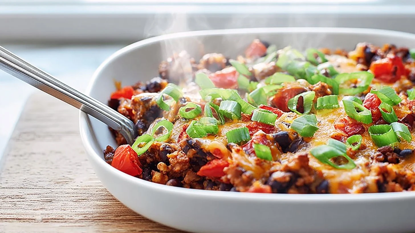 Southwest Black Bean Casserole