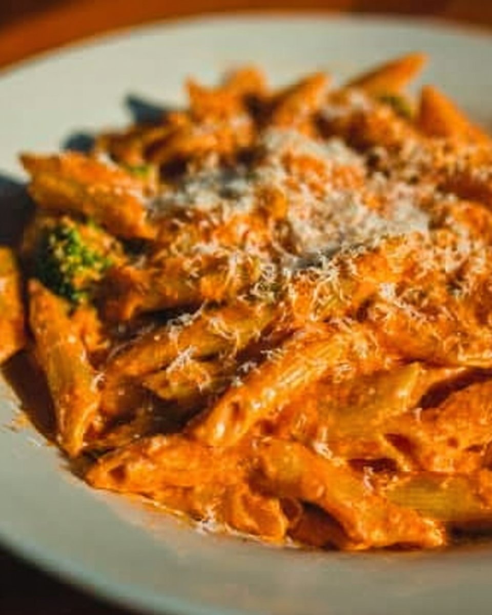 Tomato Ricotta Pasta with Broccoli