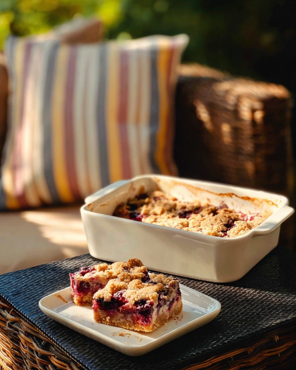Triple Berry Pie Bars