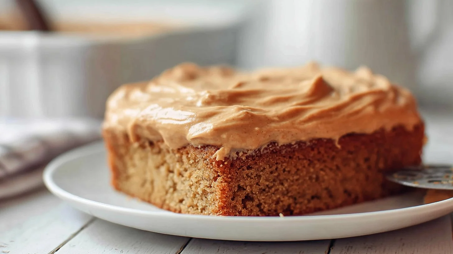 Banana Cake With Peanut Butter Frosting