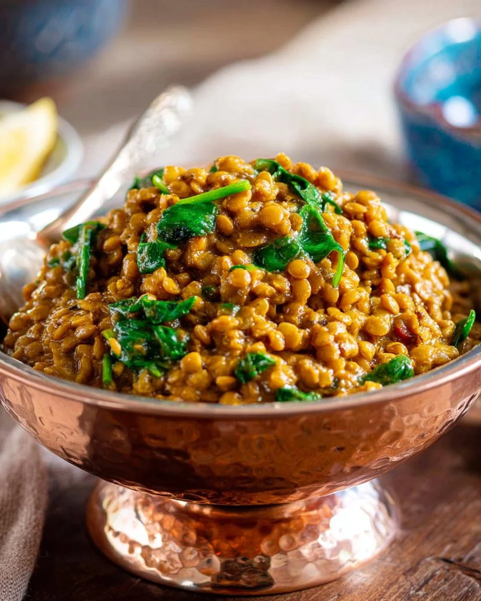 Coconut Green Curry Lentils
