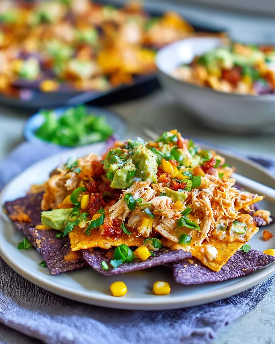 Crab and Avocado Nachos