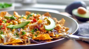Crab and Avocado Nachos