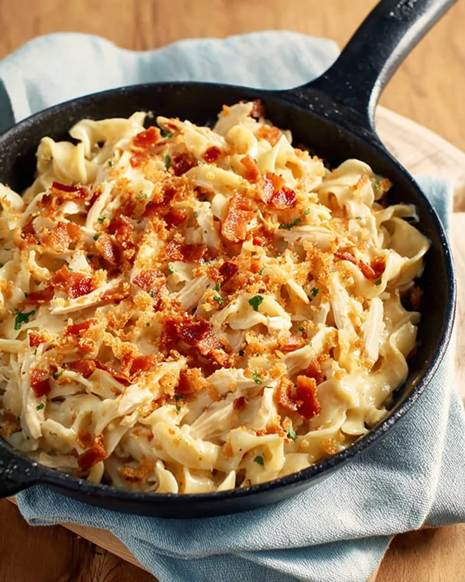 Easy Cheesy Chicken Noodles