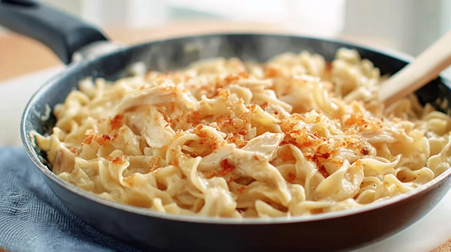Easy Cheesy Chicken Noodles