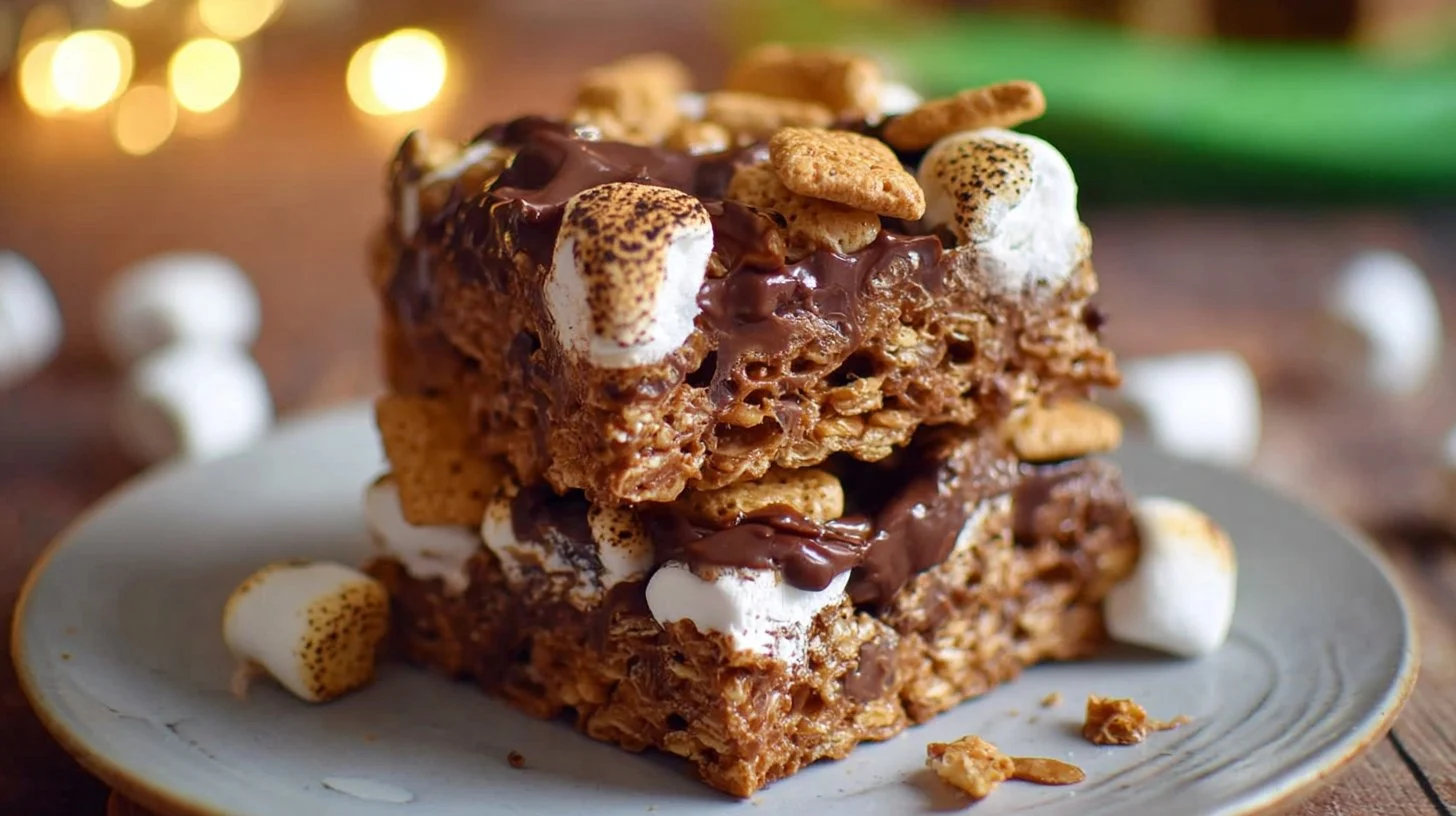 Golden Grahams S'mores Bars