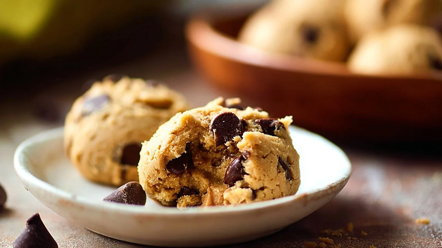 Healthy Chocolate Chip Peanut Butter Cookie Dough