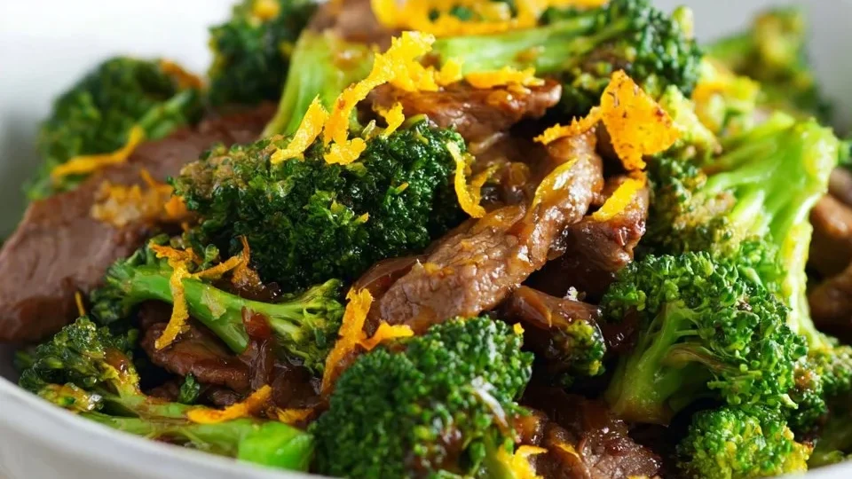 Light Orange Beef and Broccoli