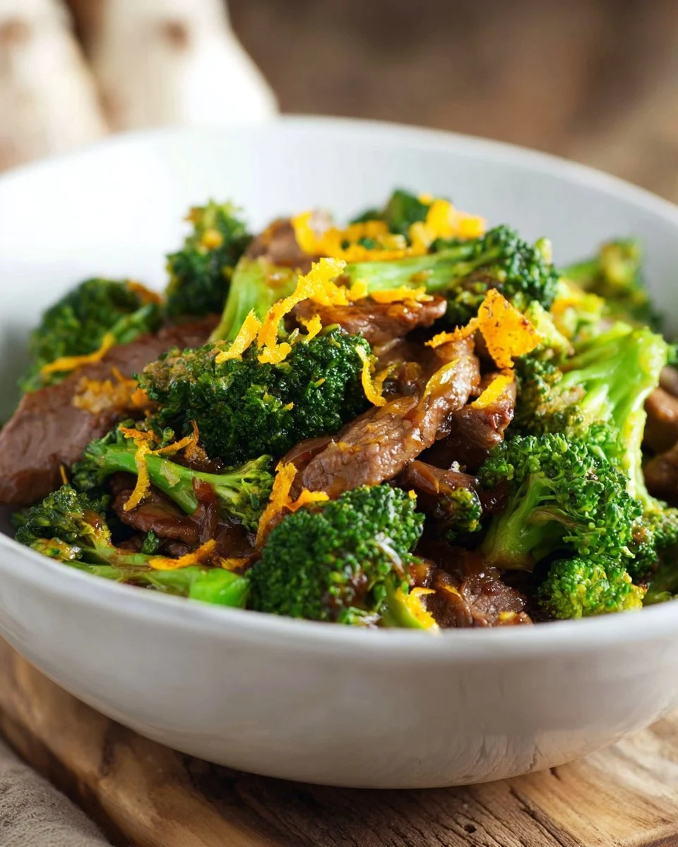 Light Orange Beef and Broccoli