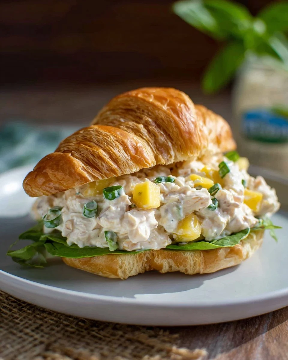 Mango Chicken Salad Sandwich