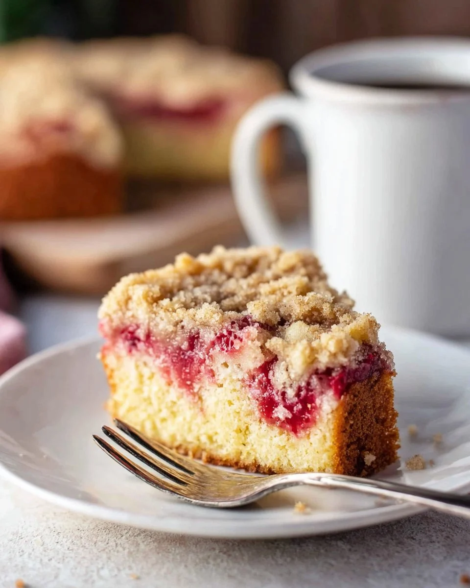 Raspberry Cream Cheese Coffee Cake