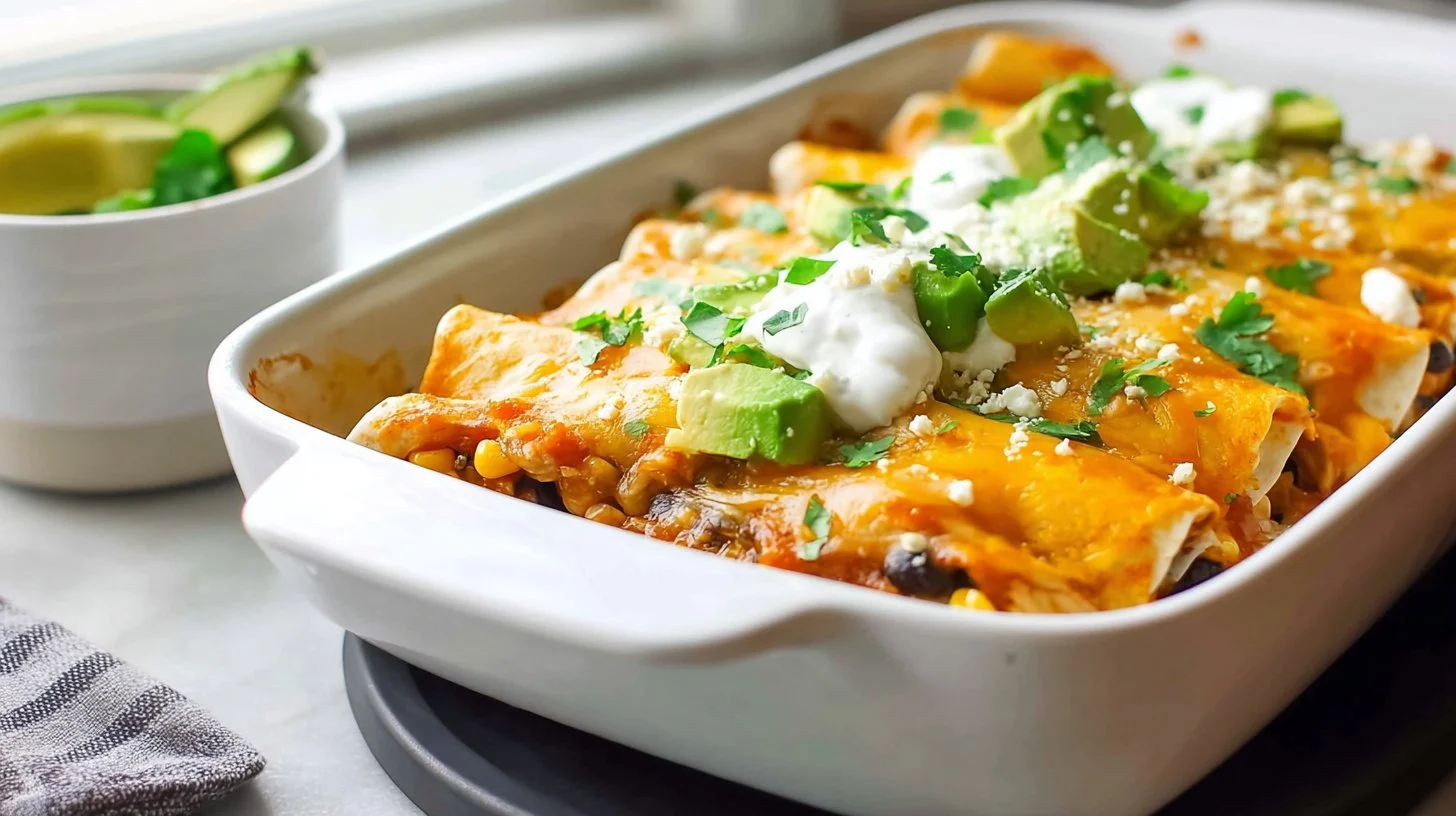 Skinny Chicken Enchiladas