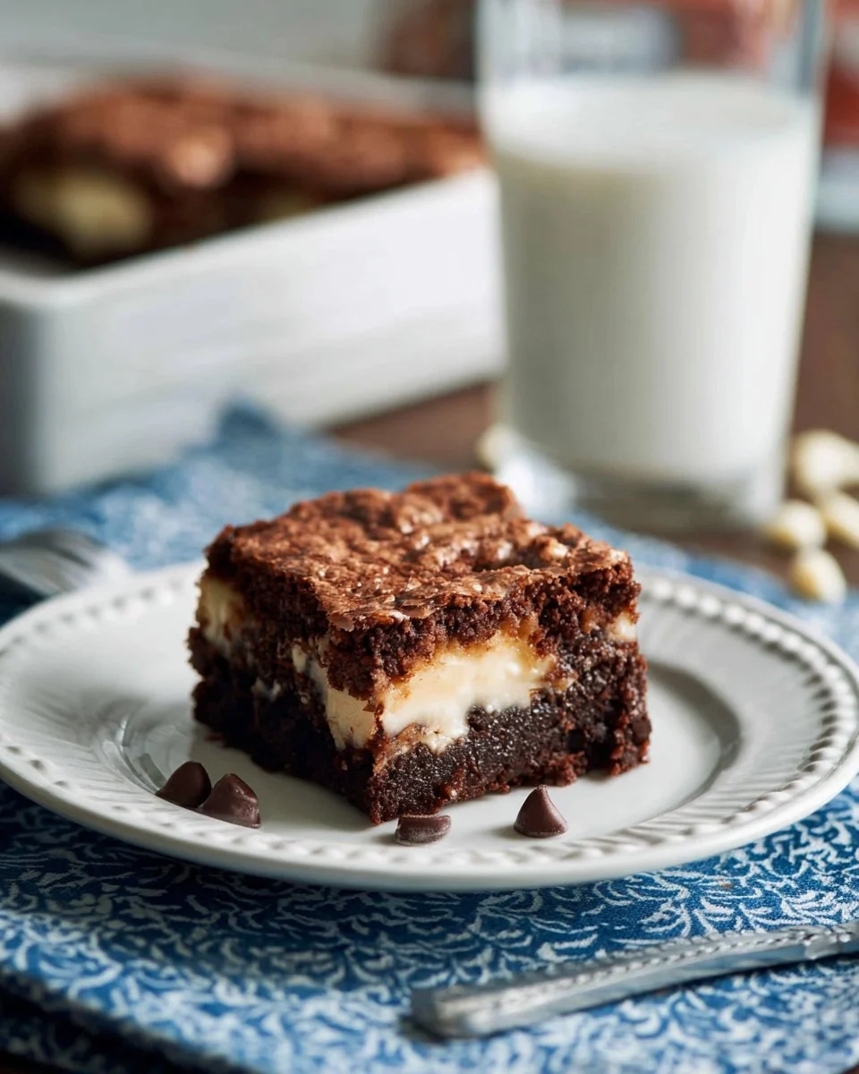 White Chocolate Cheesecake Brownies